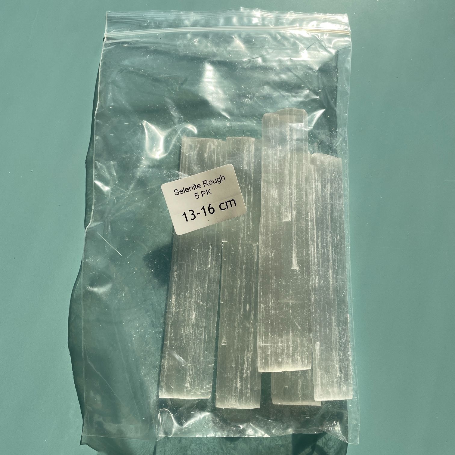 Selenite Rough 5pc - 13cm-16cm Selenite Rough 5pc - 13cm-16cm